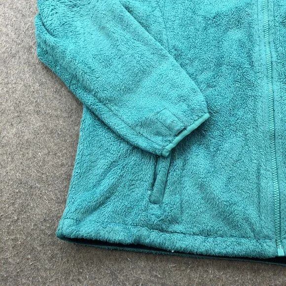 The North Face Jacket Womens XL Blue Full Zip Fleece Embroidered Logo Osito - Picture 2 of 9